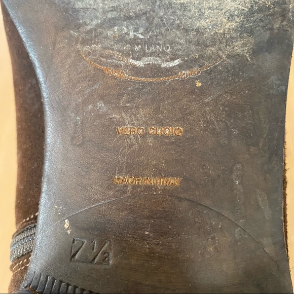 Prada Half Boof Ankle Zip Up Men’s Size 7.5 Retail: $1390 - Picture 8 of 10